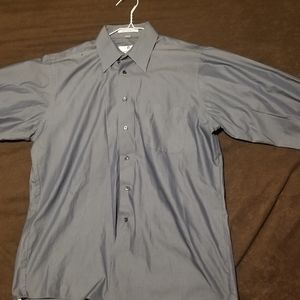Steel Grey long sleeve button